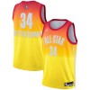 Muške NBA Dres All-Star 2023 Team 2 Giannis Antetokounmpo 34 Nike Naranča Swingman